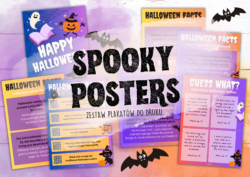 Halloween Facts - zestaw plakatów do druku