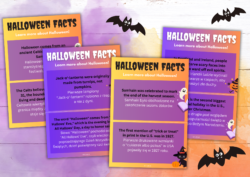 Halloween Facts - zestaw plakatów do druku - obrazek 5