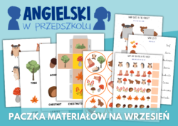 ANGIELSKI W PRZEDSZKOLU: Autumn - paczka materiałów na wrzesień + plan pracy