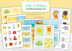 Safe Holidays – Bezpieczne Wakacje: pakiet materiałów dla przedszkola i klas 1-3