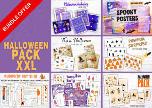 BUNDLE:  Halloweenowa Paczka dla Lektorów Języka Angielskiego MEGA PAKA XXL