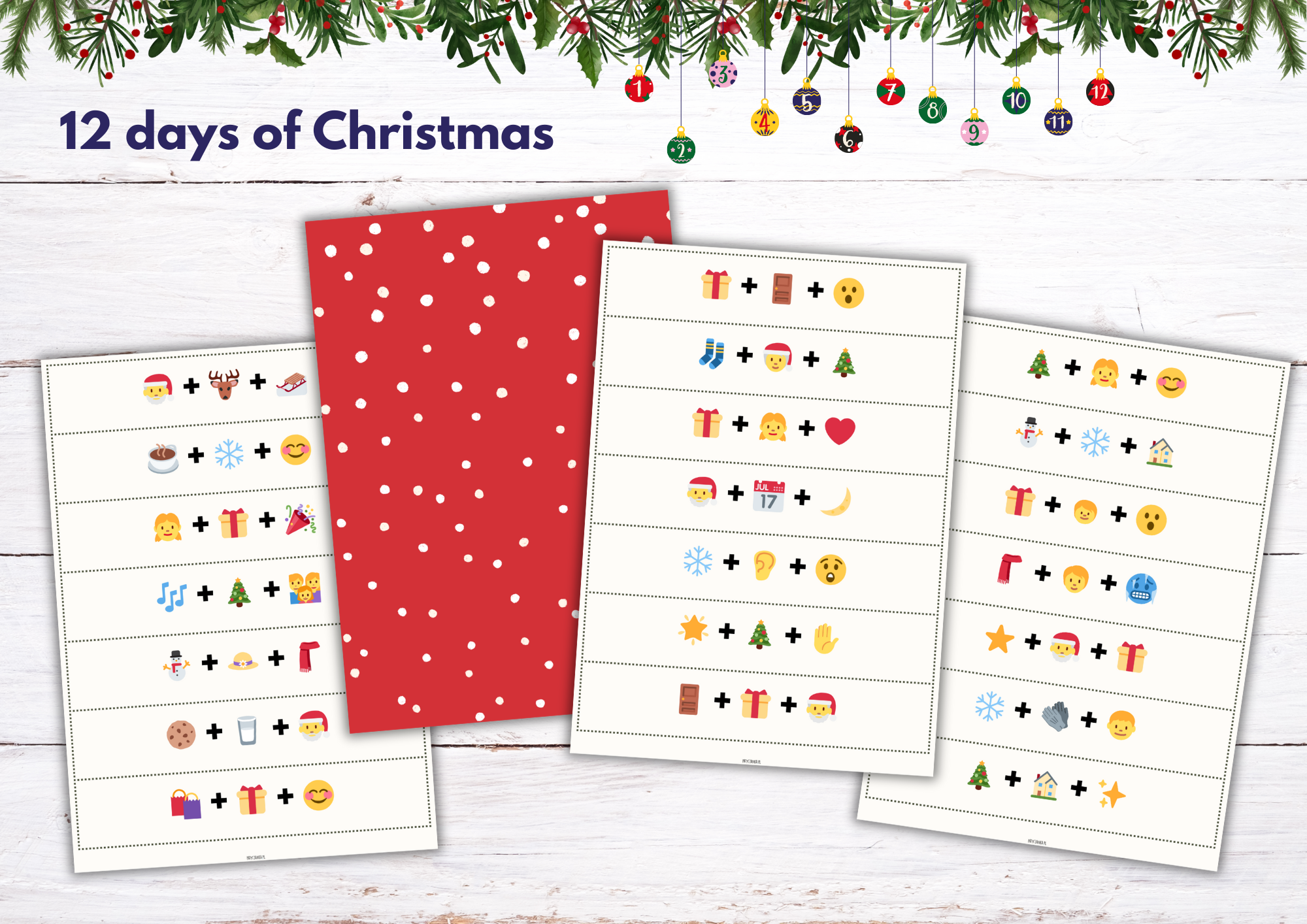🎄✨ DAY 4 — Christmas Emoji Sentences - obrazek 2