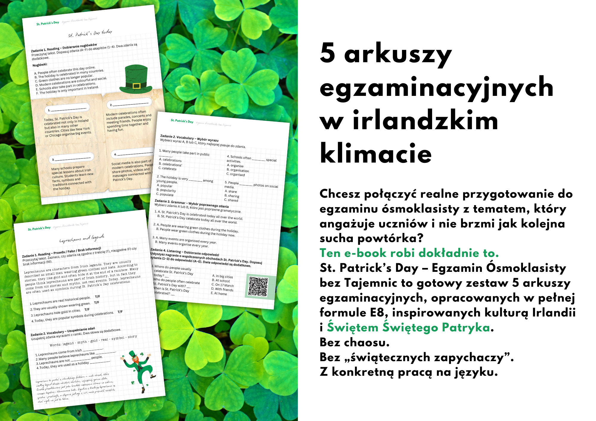 St. Patrick's Day: Egzamin Ósmoklasisty bez Tajemnic - obrazek 6