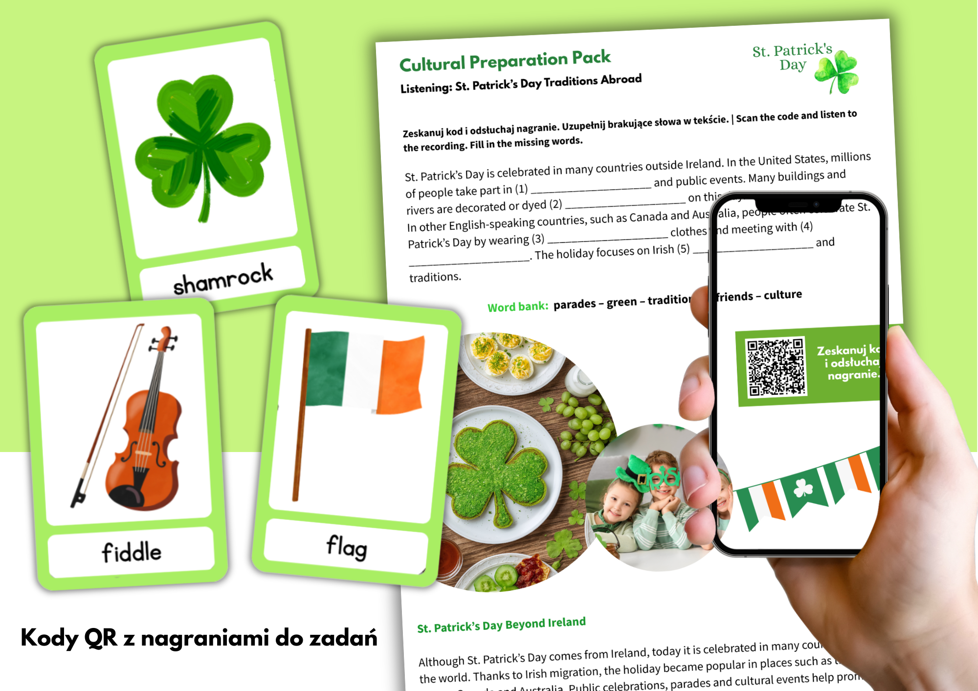 Pakiet kulturowy „St. Patrick’s Day” – przygotowanie do konkursu kuratoryjnego - obrazek 3