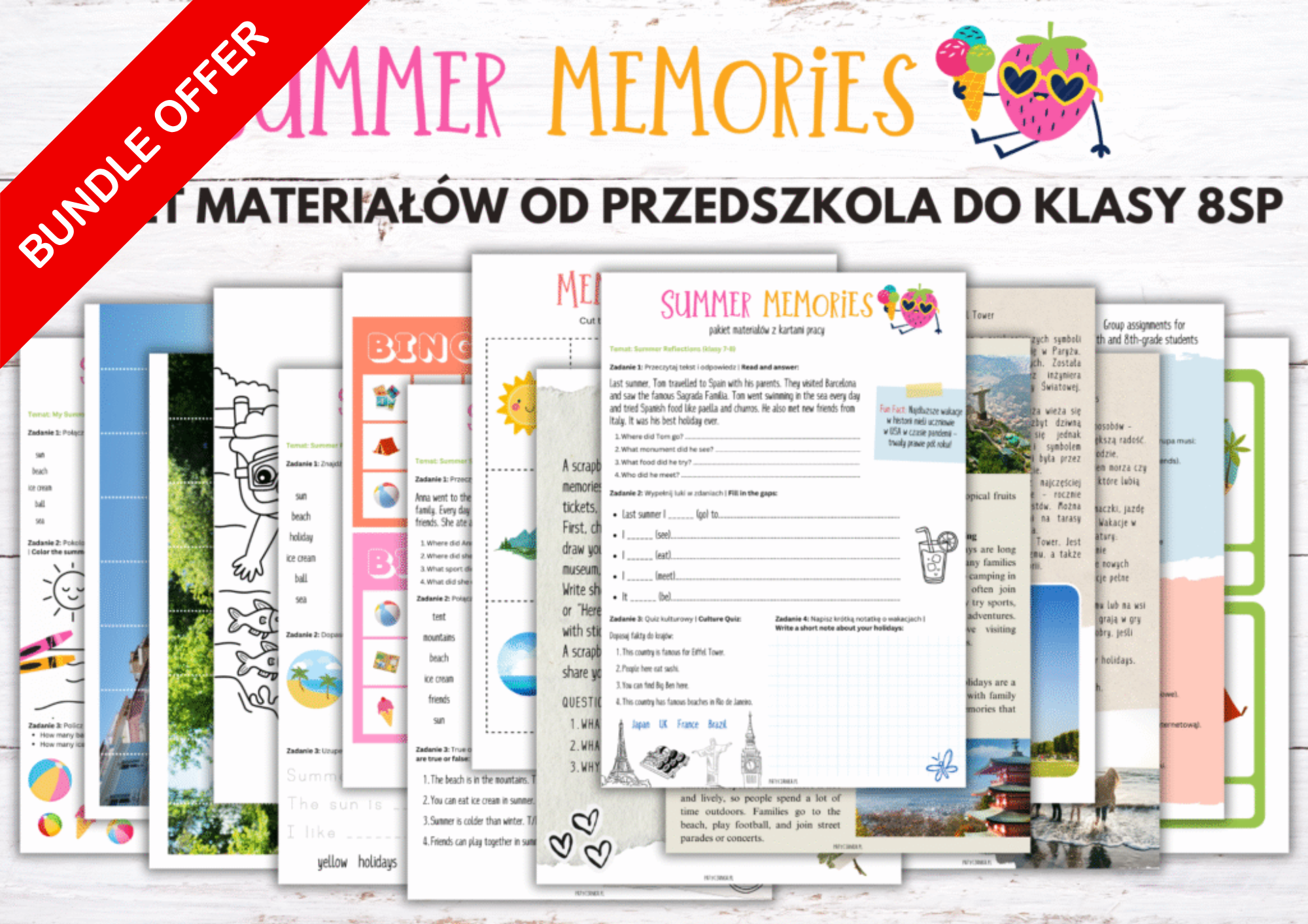 BUNDLE: Koniec Roku Szkolnego – komplet materiałów 🌞 - obrazek 5