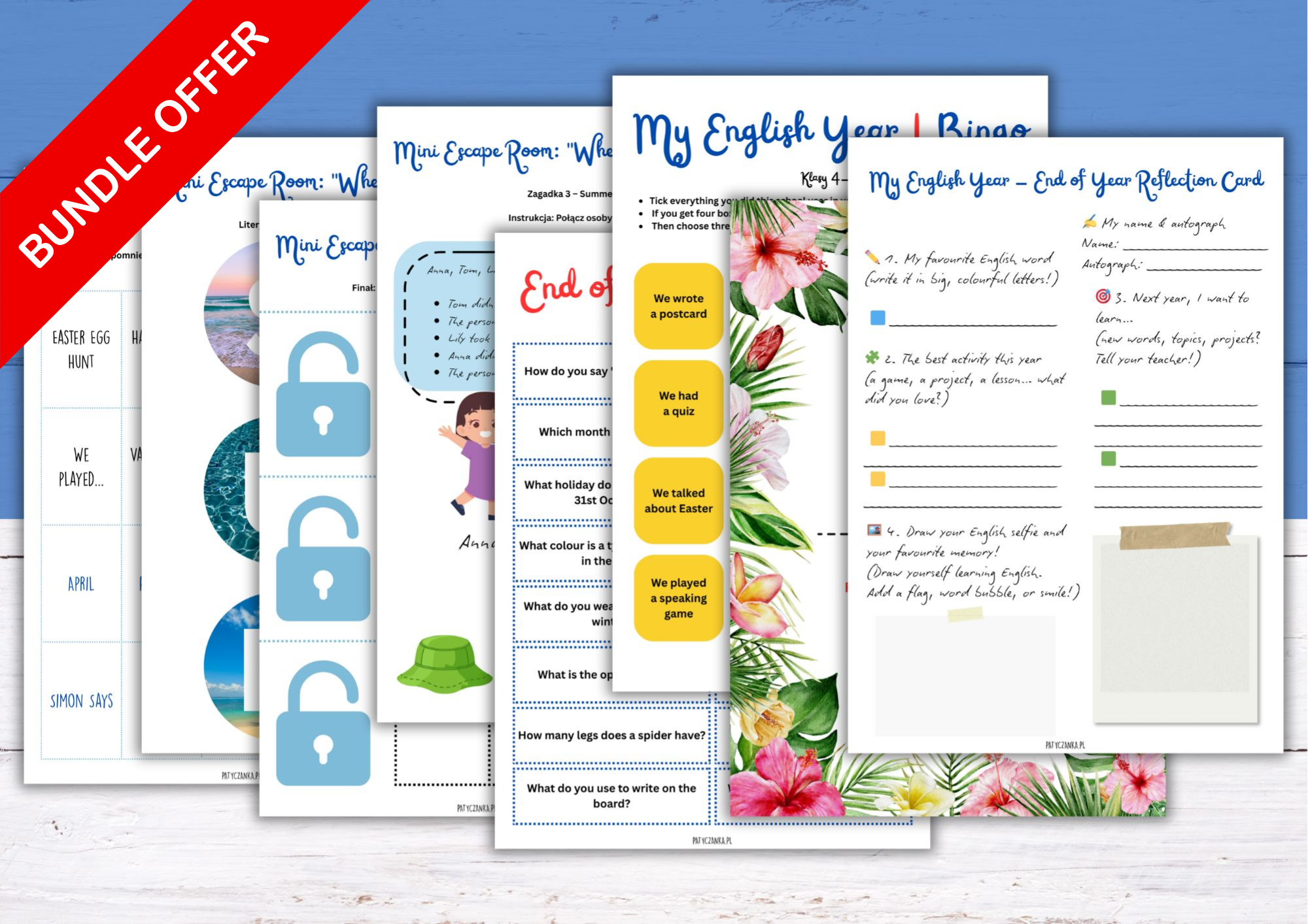 BUNDLE: Koniec Roku Szkolnego – komplet materiałów 🌞 - obrazek 2