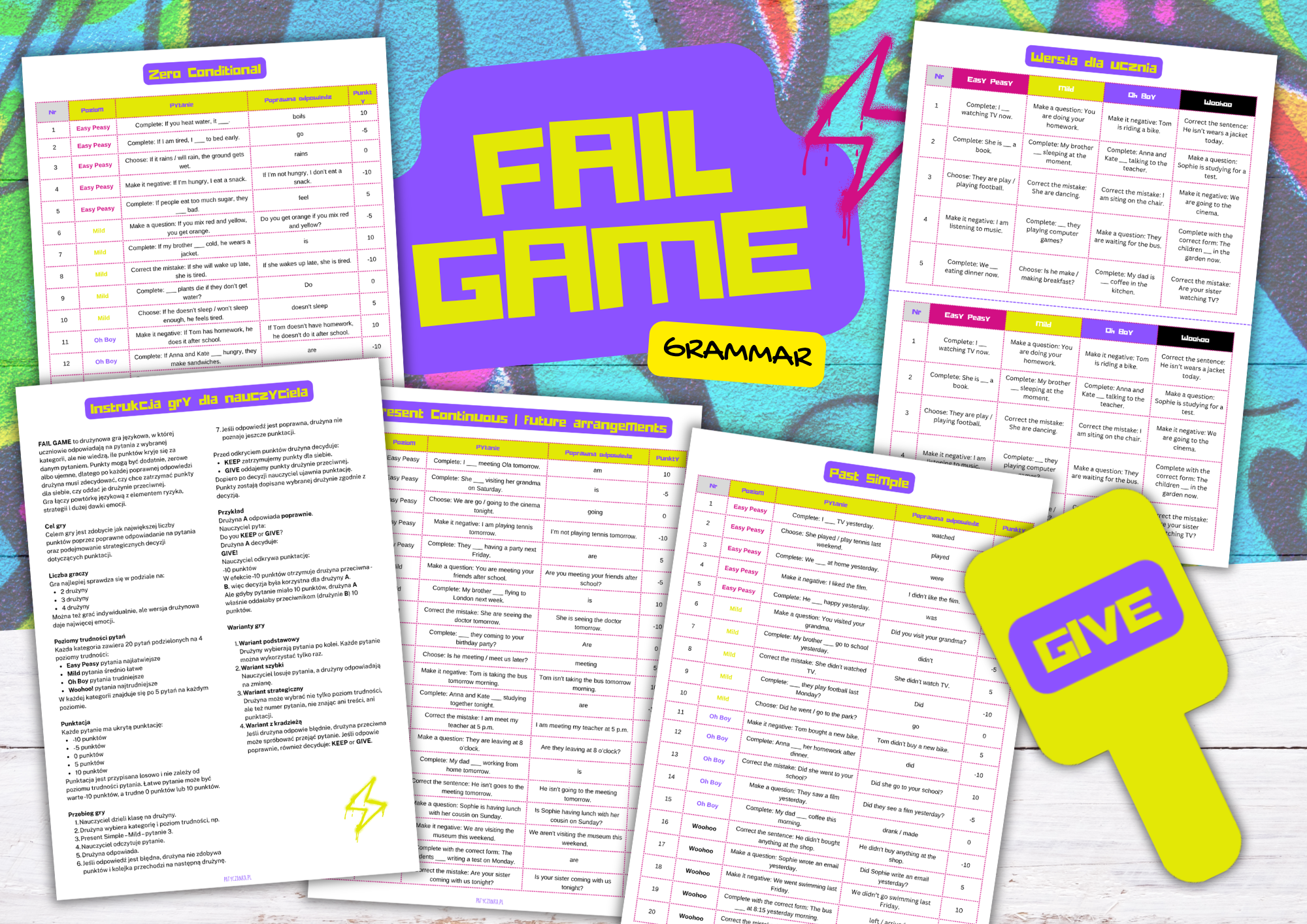 FAIL GAME | Grammar: gra językowa do powtórki gramatyki angielskiej - obrazek 2