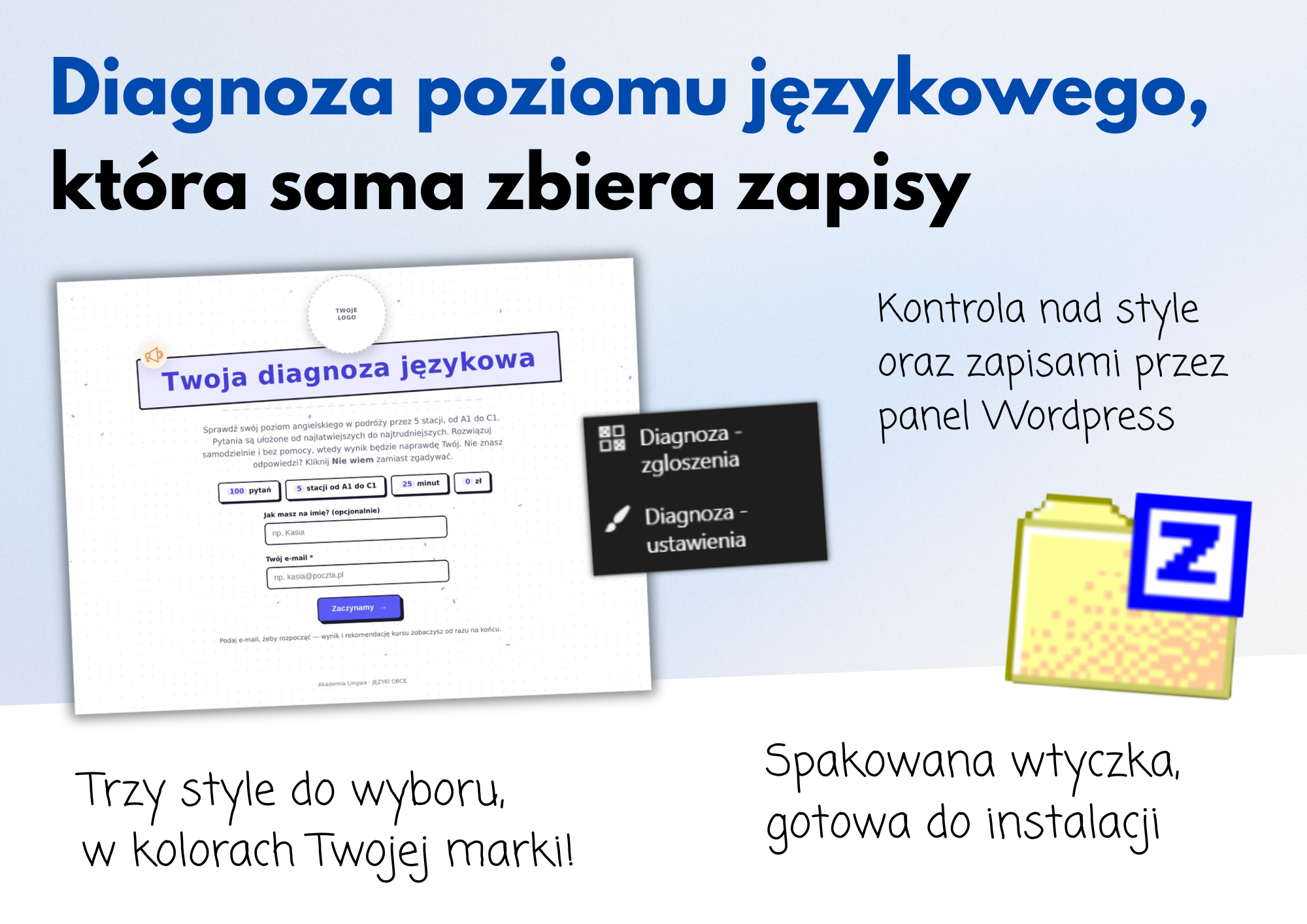 DIAGNOZA JĘZYKOWA PRO | Gotowa wtyczka WordPress dla szkół językowych i lektorów - obrazek 5